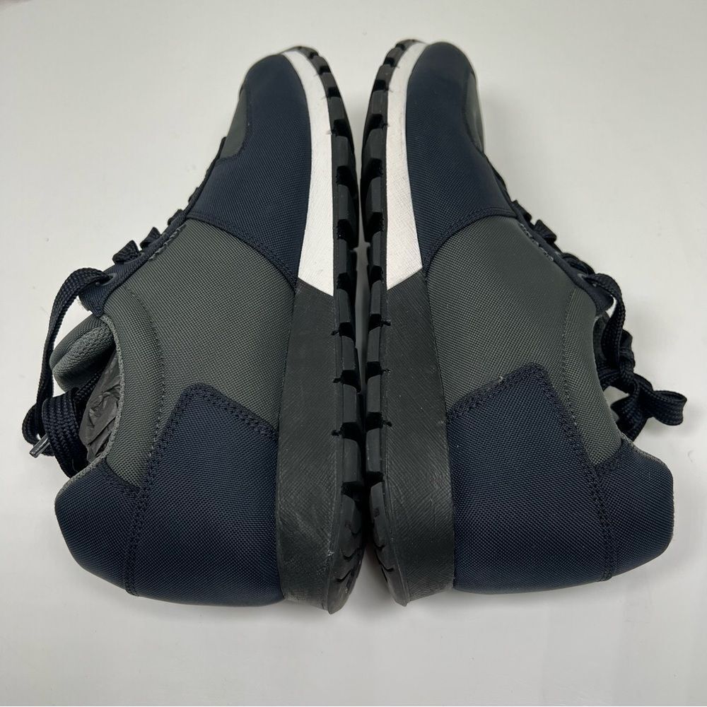 PRADA Nylon Matchrace Sneakers - 4E2942 - Navy Blue Gren - US 7 - Picture 7 of 9